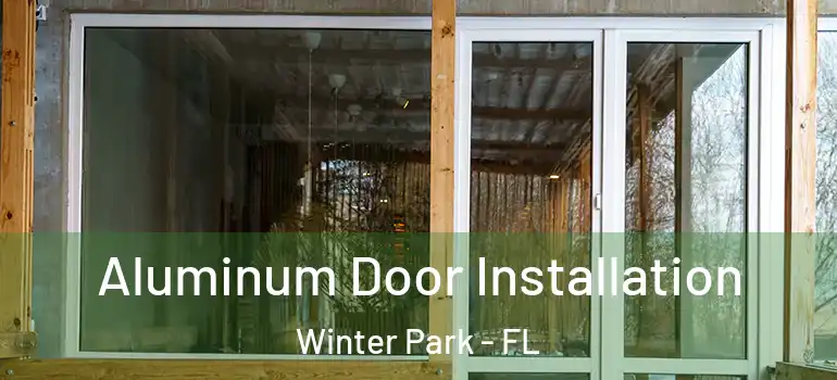 Aluminum Door Installation Winter Park - FL