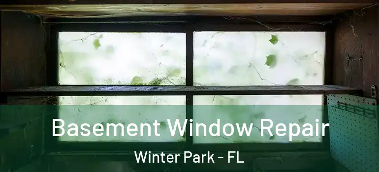 Basement Window Repair Winter Park - FL