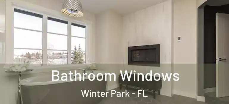 Bathroom Windows Winter Park - FL