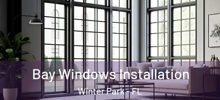 Bay Windows Installation Winter Park - FL