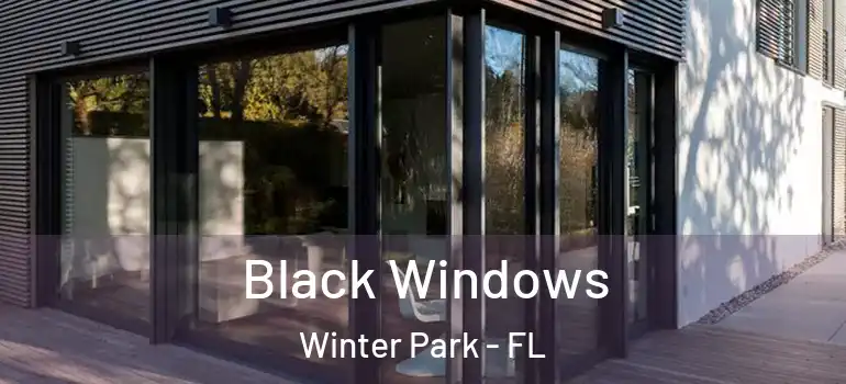Black Windows Winter Park - FL