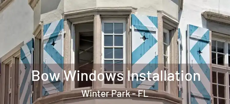 Bow Windows Installation Winter Park - FL