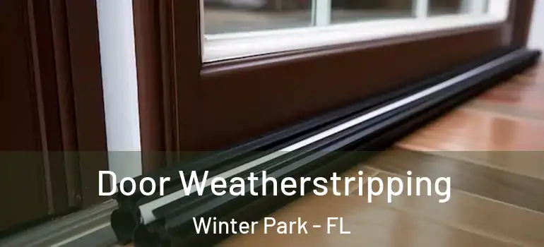 Door Weatherstripping Winter Park - FL