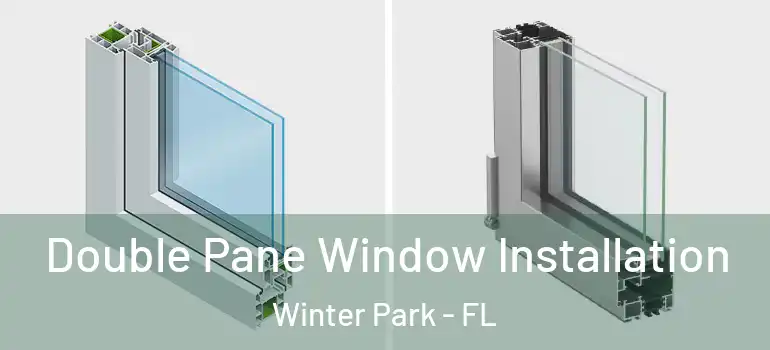 Double Pane Window Installation Winter Park - FL