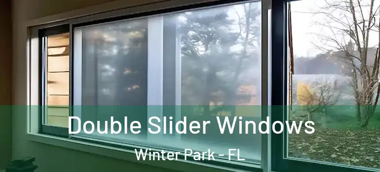 Double Slider Windows Winter Park - FL