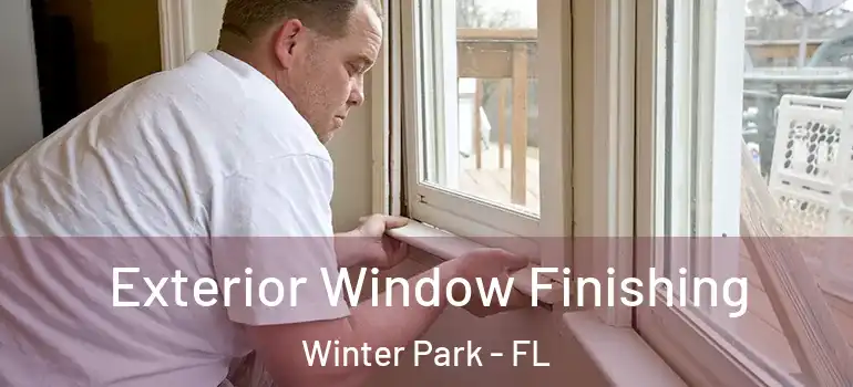 Exterior Window Finishing Winter Park - FL