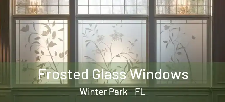 Frosted Glass Windows Winter Park - FL