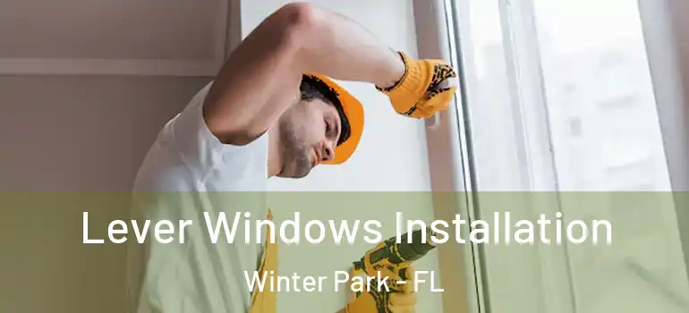 Lever Windows Installation Winter Park - FL