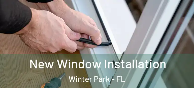 New Window Installation Winter Park - FL