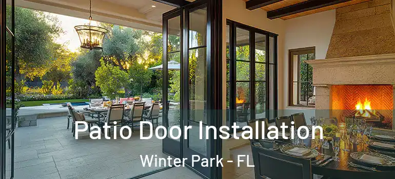 Patio Door Installation Winter Park - FL