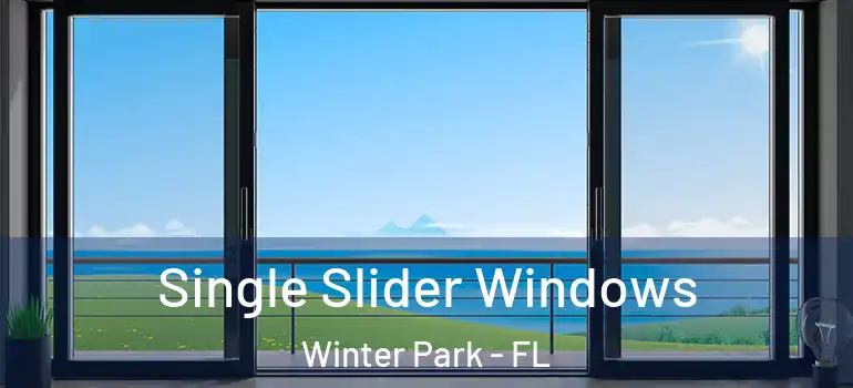 Single Slider Windows Winter Park - FL
