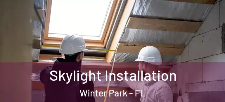 Skylight Installation Winter Park - FL