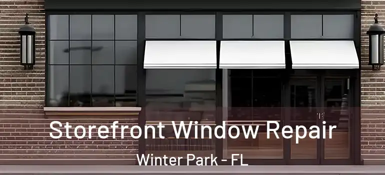 Storefront Window Repair Winter Park - FL