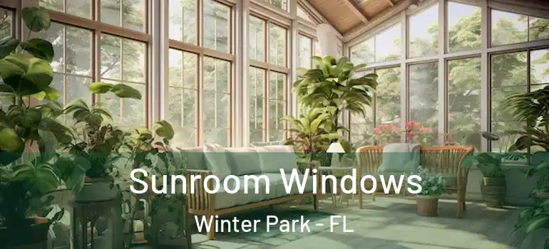 Sunroom Windows Winter Park - FL