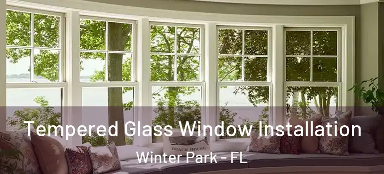 Tempered Glass Window Installation Winter Park - FL