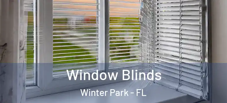 Window Blinds Winter Park - FL