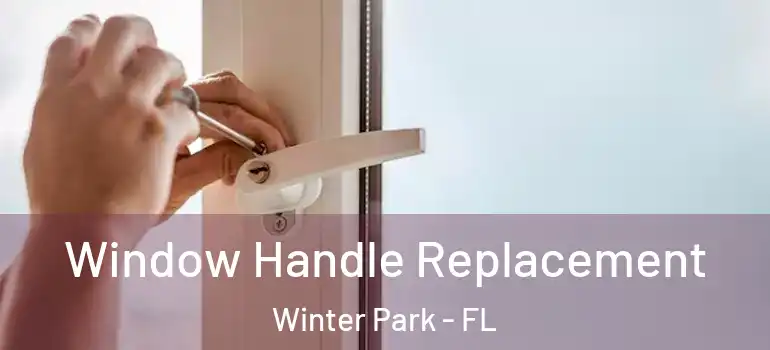 Window Handle Replacement Winter Park - FL