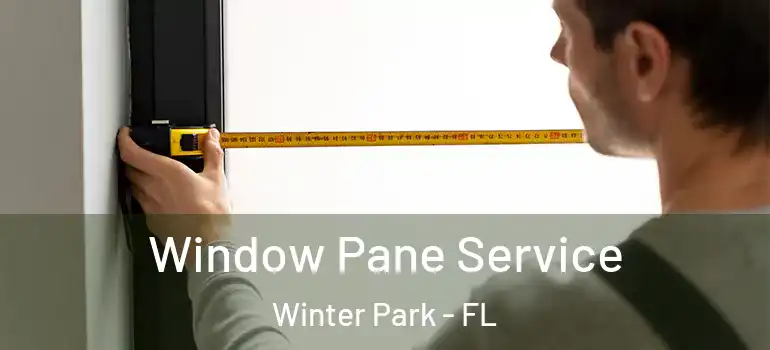 Window Pane Service Winter Park - FL
