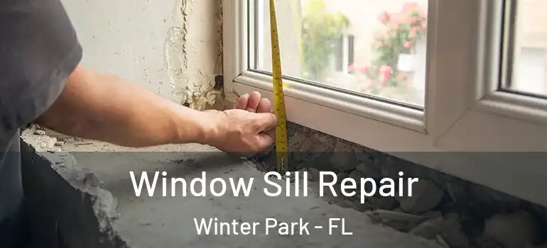 Window Sill Repair Winter Park - FL