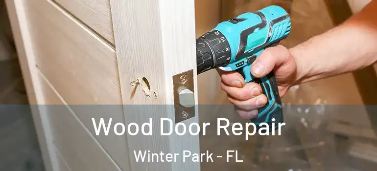 Wood Door Repair Winter Park - FL